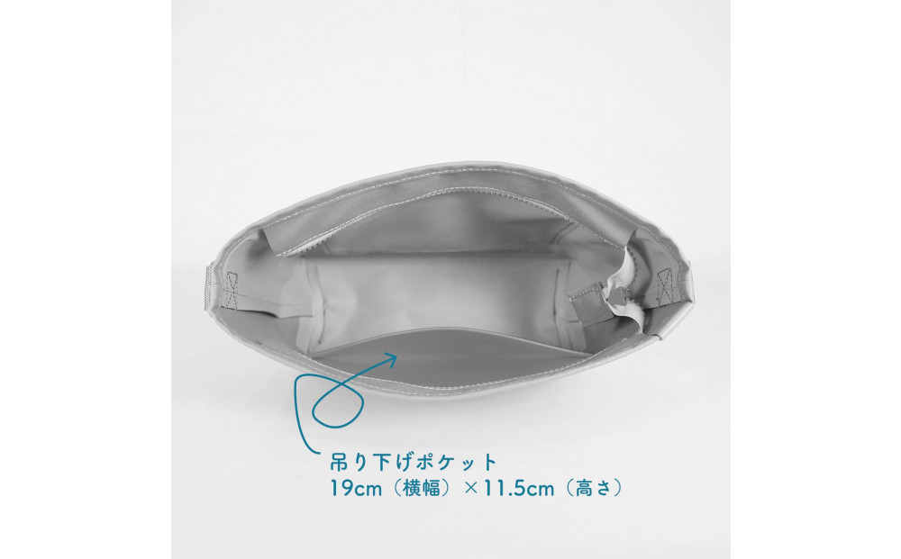 TENT BAG HEIDI.03　防水ショルダーバッグ【グレー】