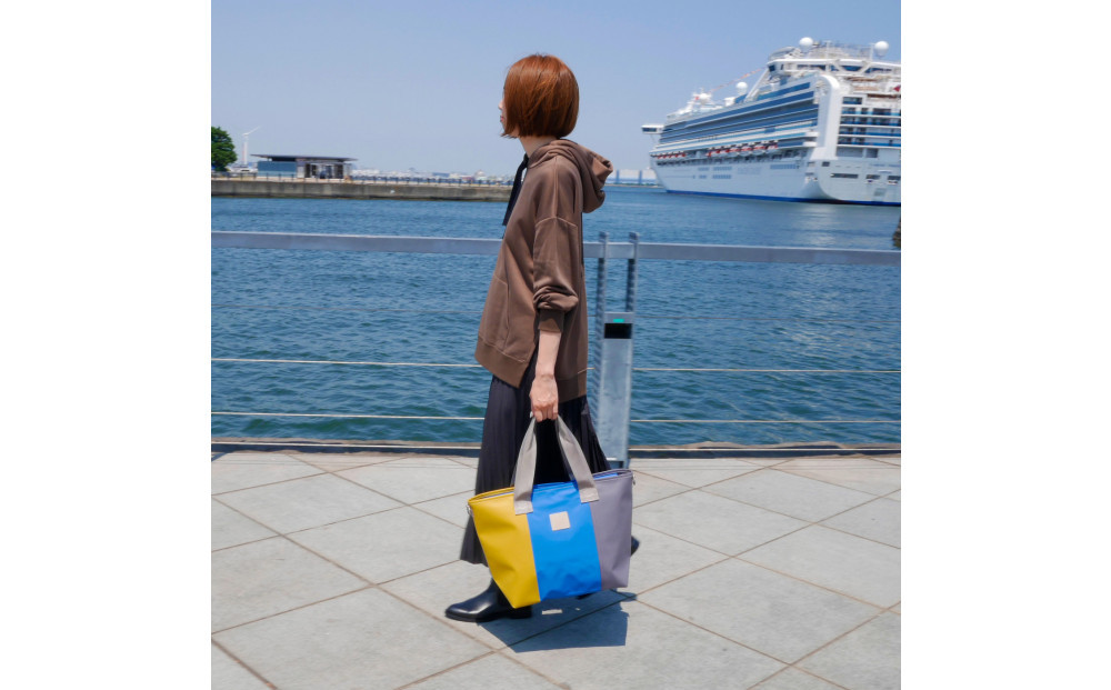 TENT BAG RYAN.05　防水トートバッグ【ネイビー】