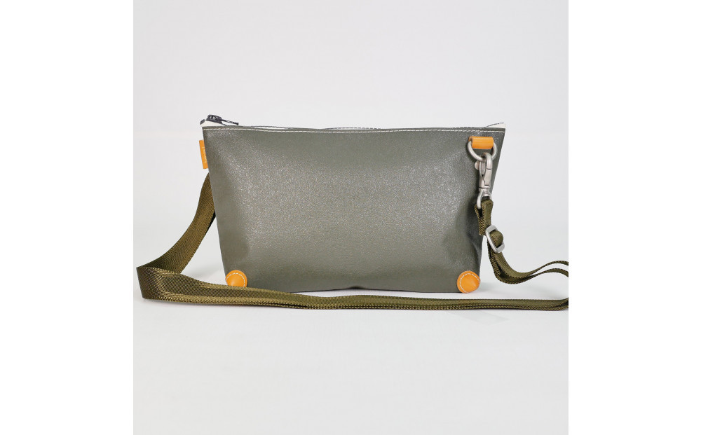 TENT BAG MORGAN.02　防水ショルダーバッグ【カーキ】