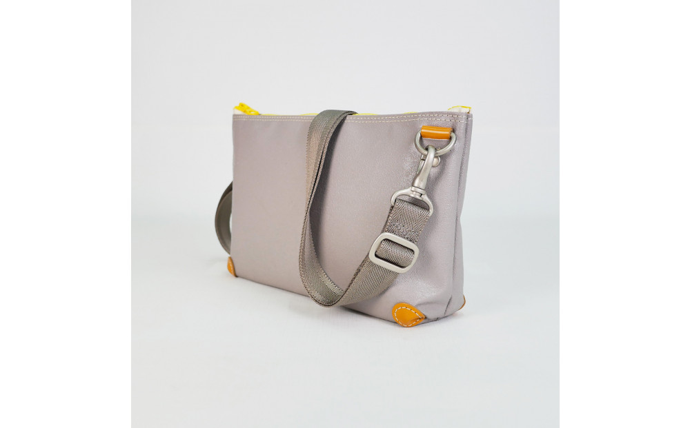 TENT BAG MORGAN.03　防水ショルダーバッグ【グレー】