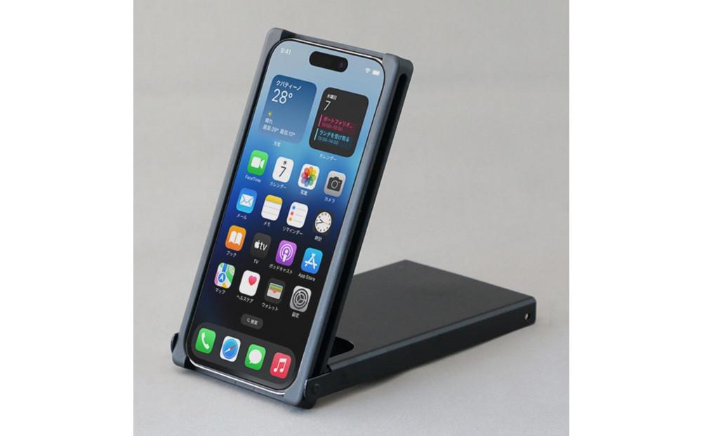 Trick Cover for iPhone14Pro アルミ【黒色】