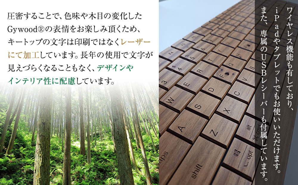 Gywood(R)縲Full Ki-Board Wireless