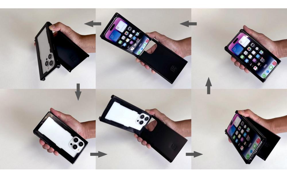 Trick Cover for iPhone14Pro ã¢ã«ããçœè²ã