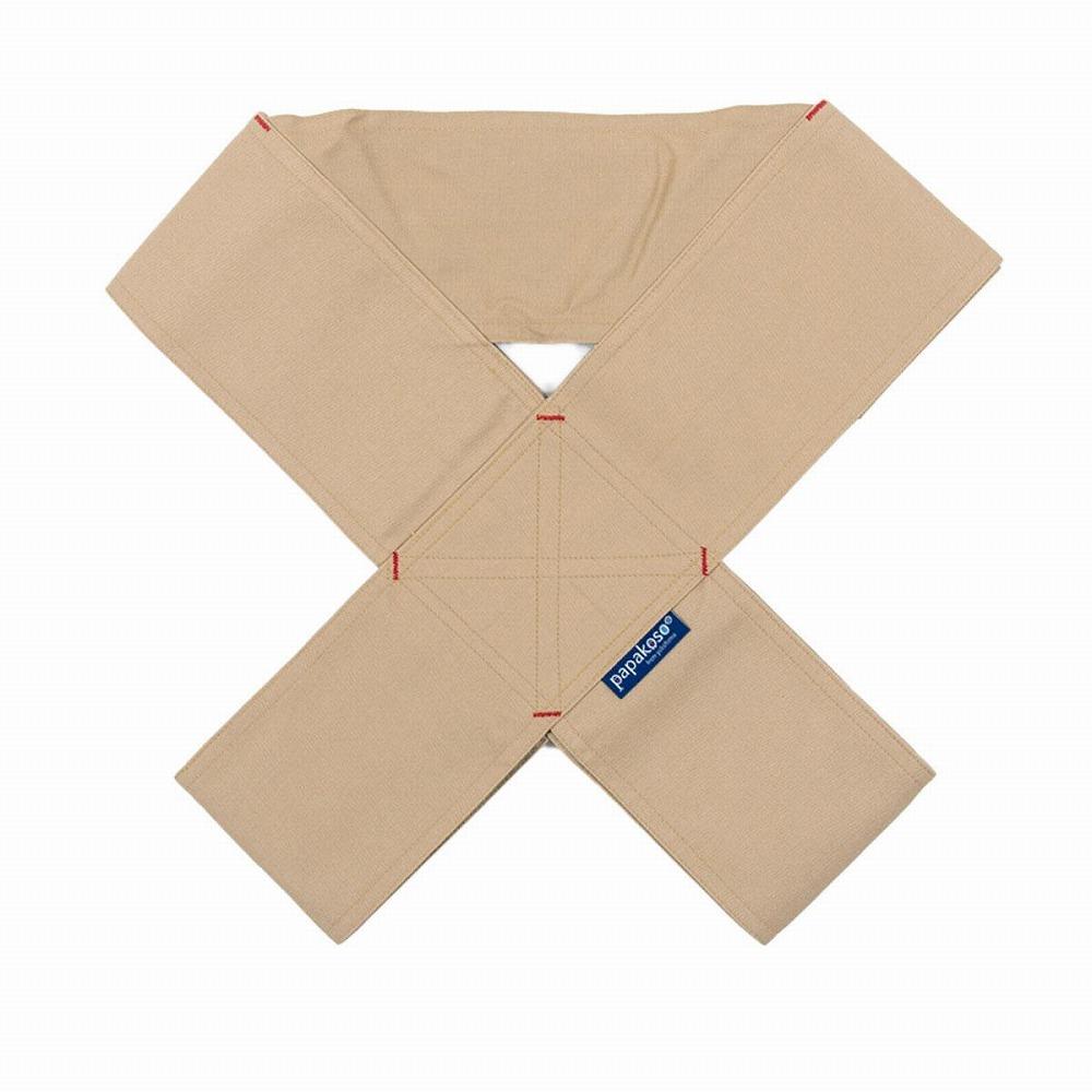 パパ専用抱っこひも デニム ベージュ〈パパコソ〉（Lサイズ）