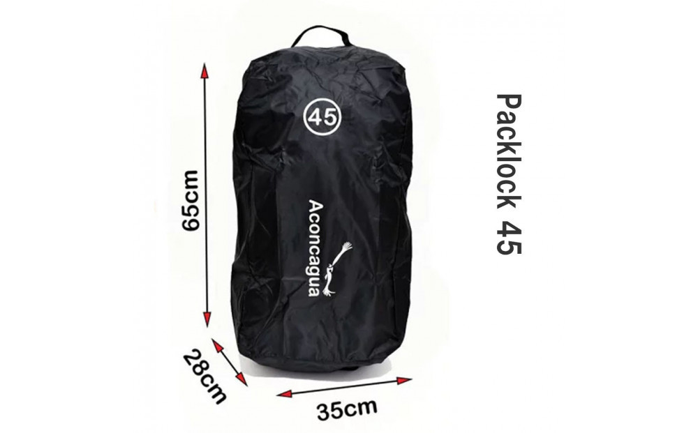 Aconcagua 繧「繧ウ繝ウ繧ォ繧ー繧「 PackLock 45 蜊嶺コャ骭縺後°縺代i繧後k繧ォ繝舌シ 髦イ迥ッ 豎壹l髦イ豁「 遐エ謳埼亟豁「