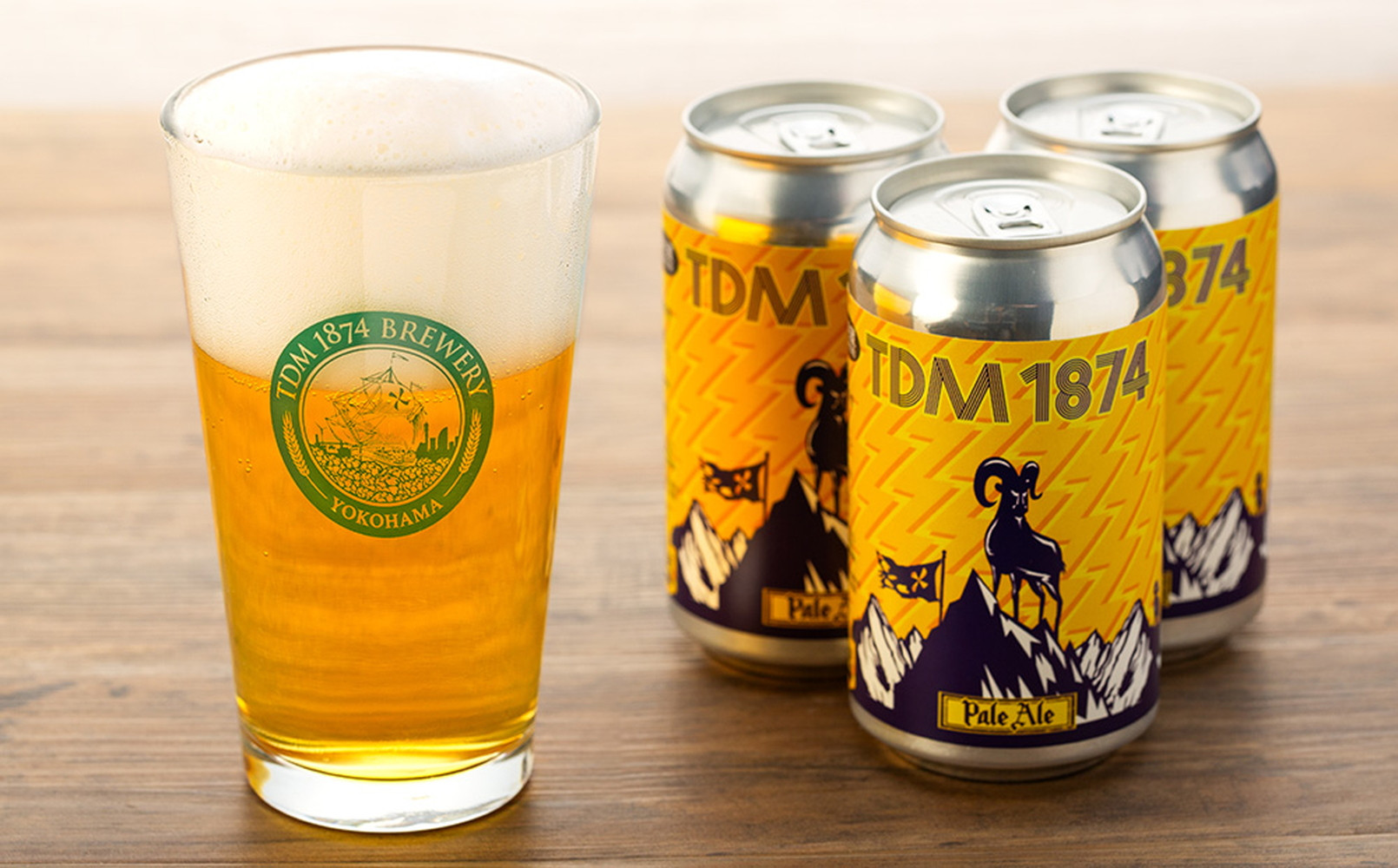 TDM 1874 Brewery クラフトビール　ペールエール（350ml×12本）【お酒・地ビール・酒】【ABG0012-01】