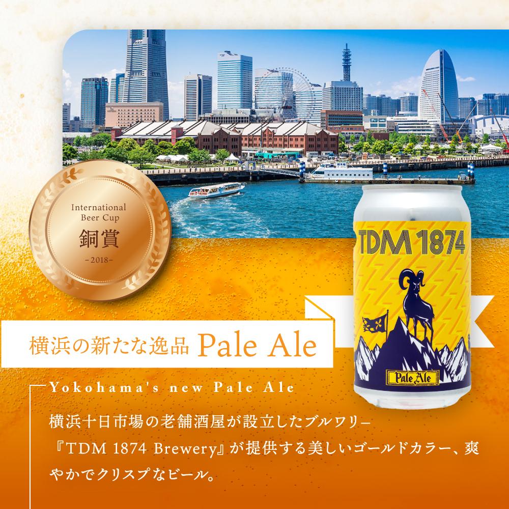 TDM 1874 Brewery クラフトビール　ペールエール（350ml×12本）【お酒・地ビール・酒】【ABG0012-01】