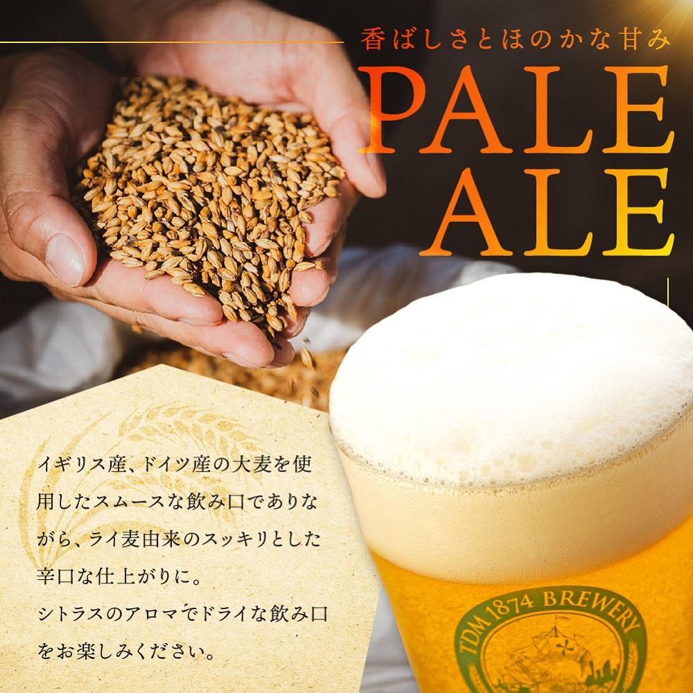 TDM 1874 Brewery クラフトビール　ペールエール（350ml×12本）【お酒・地ビール・酒】【ABG0012-01】