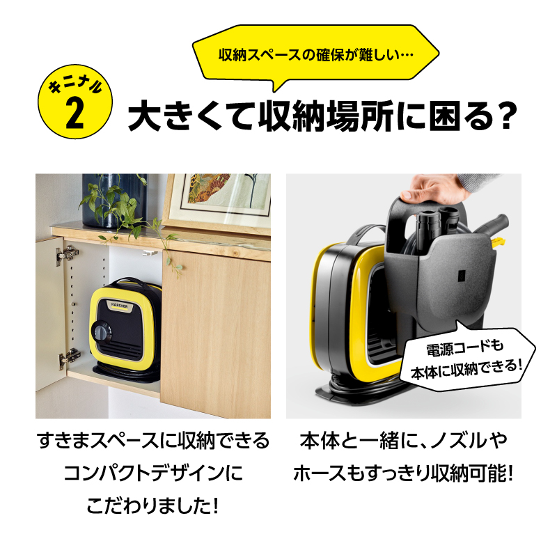 ふるさと納税】ケルヒャー K MINI 高圧洗浄機 | コンパクト 軽量 収納