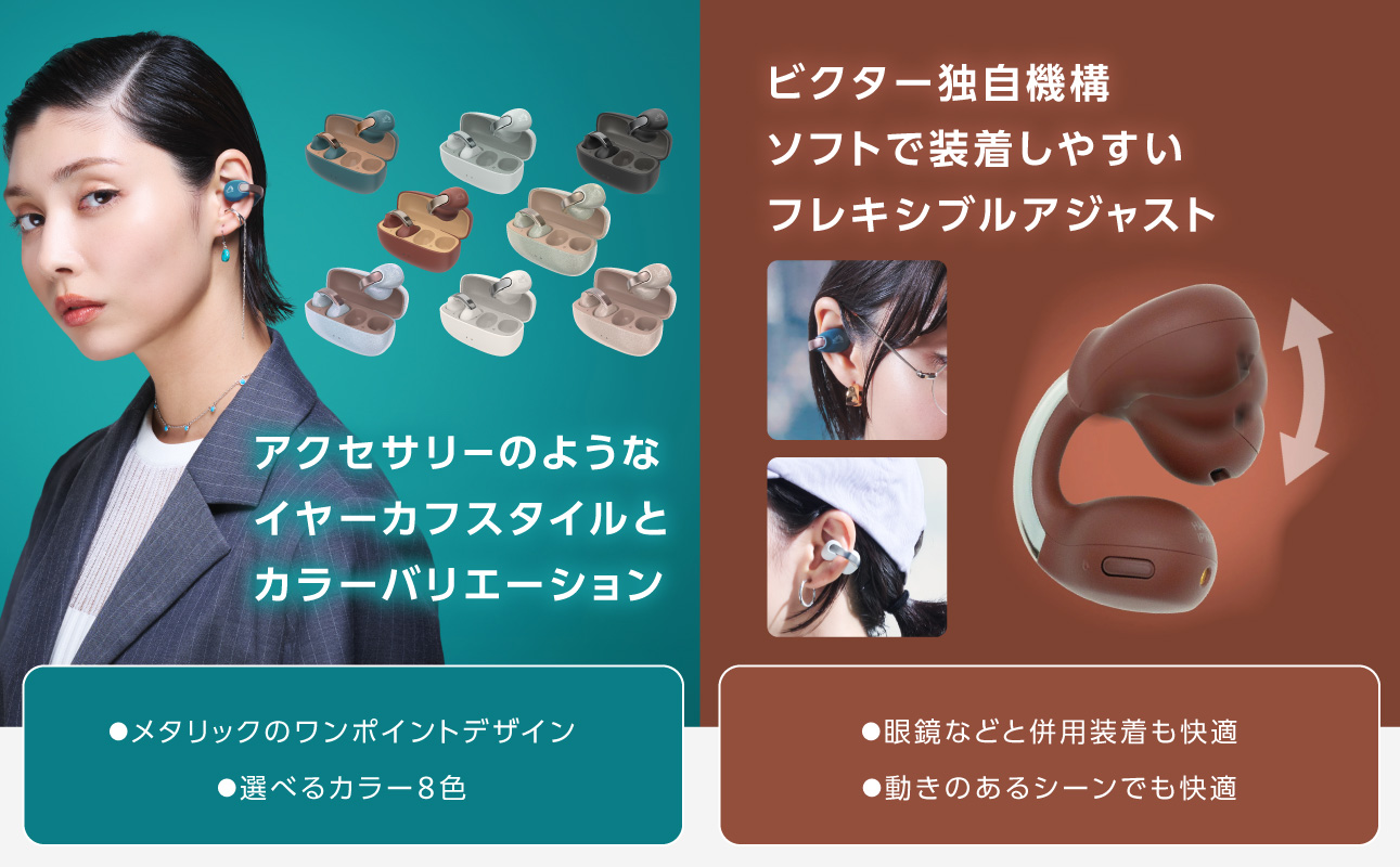 Victor 螳悟ィ繝ッ繧、繝、繝ャ繧ケ繧、繝、繝帙Φ HA-NP1T縲舌ユ繧」繝シ繝ォ繝悶Ν繝シ縲 | 繧ェ繝シ繝繧」繧ェ讖溷勣 Bluetooth繧、繝、繝帙Φ 繧、繝、繝輔か繝ウ 莠コ豌 縺翫☆縺吶aス懃・槫・亥キ晉恁 讓ェ豬懷ク