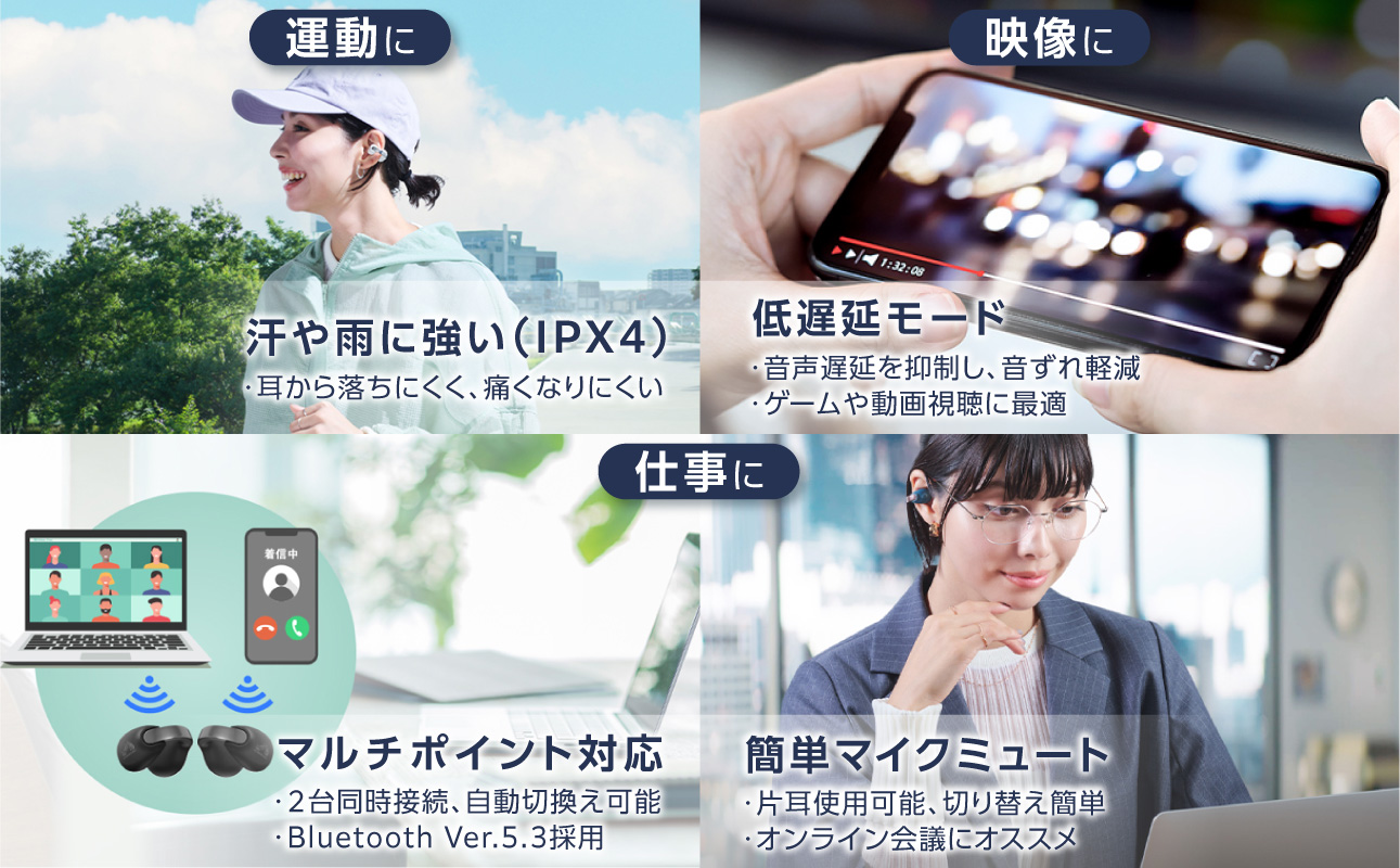 Victor 螳悟ィ繝ッ繧、繝、繝ャ繧ケ繧、繝、繝帙Φ HA-NP1T縲舌ユ繧」繝シ繝ォ繝悶Ν繝シ縲 | 繧ェ繝シ繝繧」繧ェ讖溷勣 Bluetooth繧、繝、繝帙Φ 繧、繝、繝輔か繝ウ 莠コ豌 縺翫☆縺吶aス懃・槫・亥キ晉恁 讓ェ豬懷ク