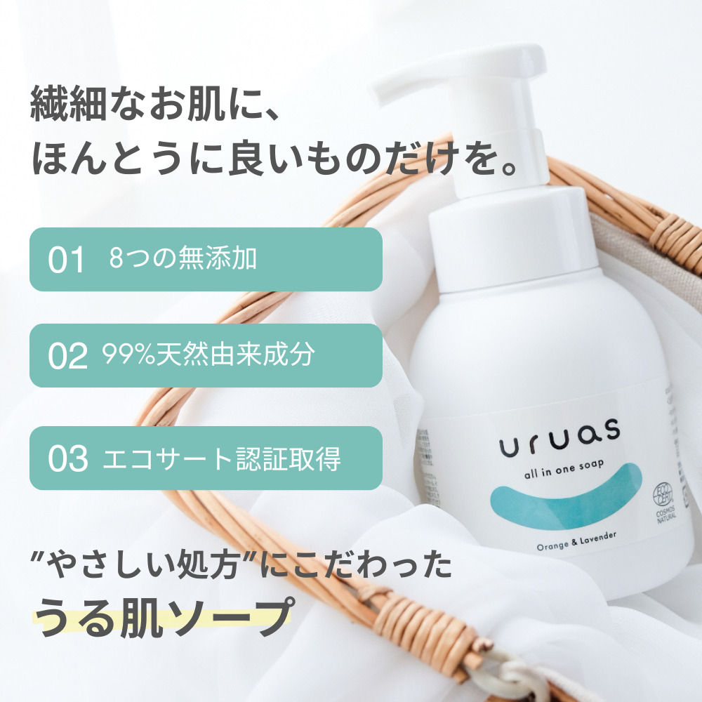 uruas all in one soap縲植SR0001縲