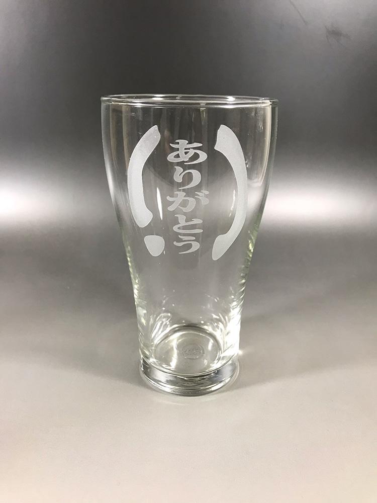 メッセージグラス、推しグラス お好きな文字を刻印