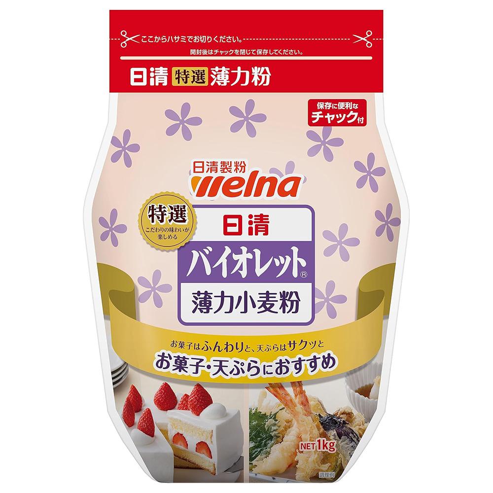 日清　小麦粉　バイオレット　1kg×15個（計15kg）