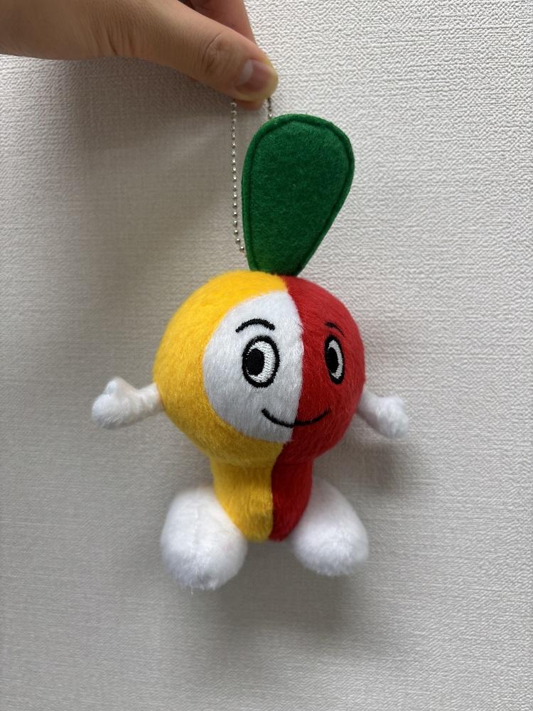 かわさきミュートン　ボールチェーン付きぬいぐるみ