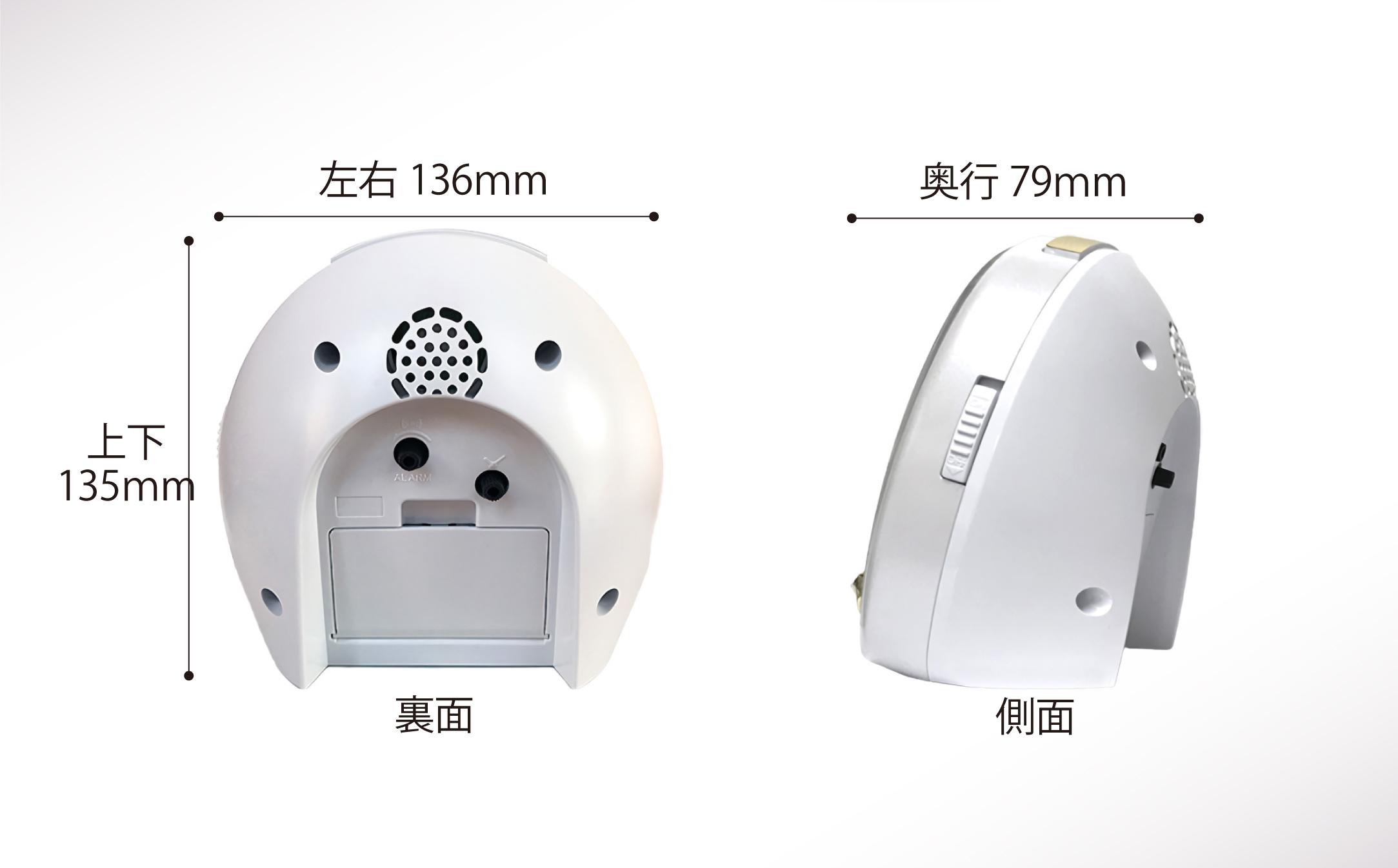 【C35】写真で作る・オリジナル記念品時計／高音質オーロラサウンドメロディー目覚まし時計