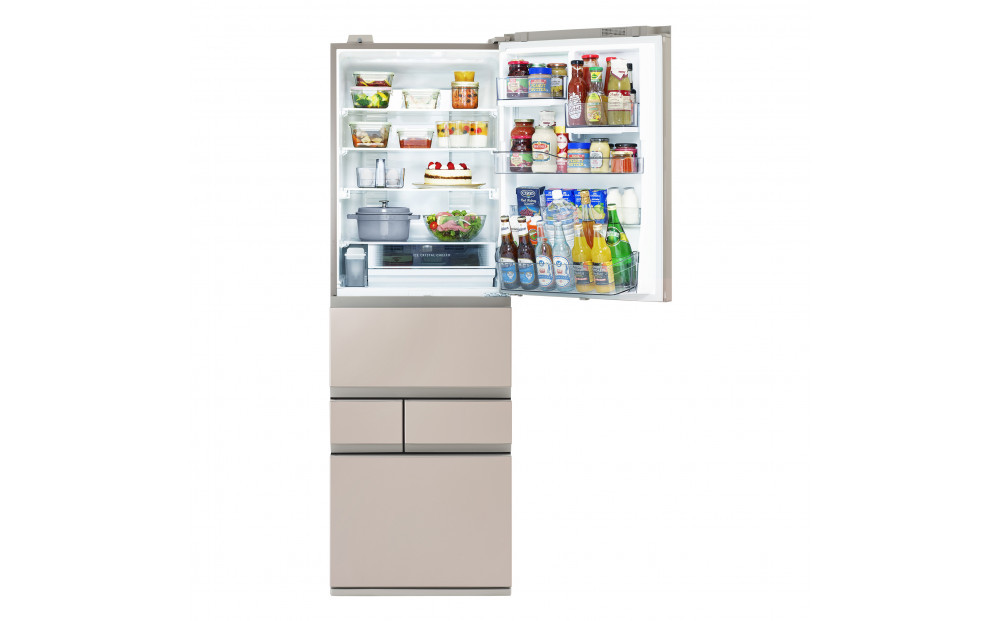 æ±èãå·èµåº«ãæšæºèšçœ®è²»èŸŒã¿ãã452Lã5ãã¢ãå³éããå·åå·èµåº«ãGR-Y450GTM(NS)