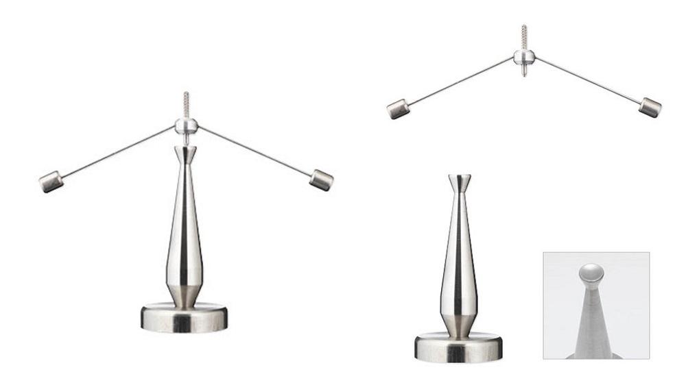 【かわさきマイスター考案】やじろべえゴマ（台先広いタイプ）