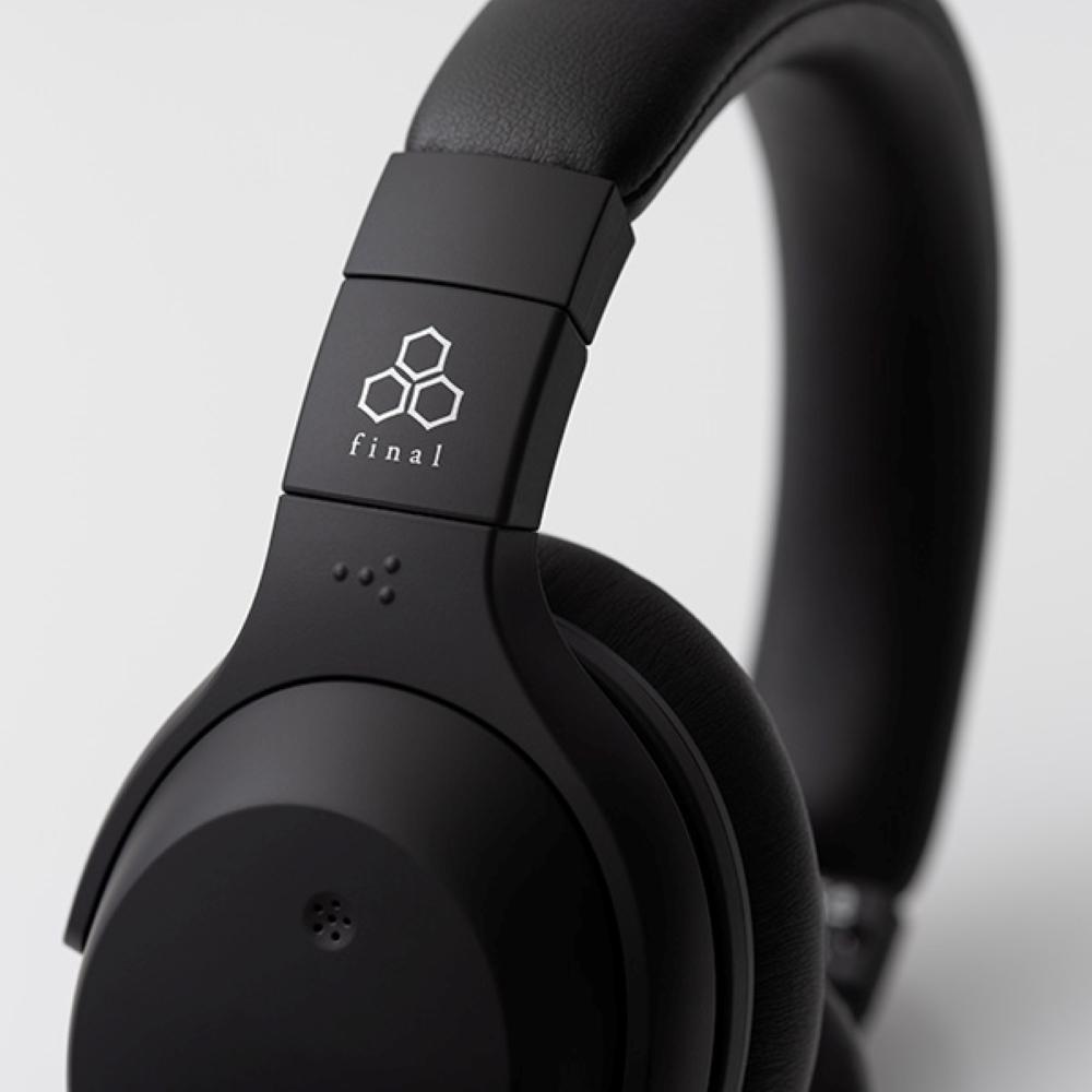 ANCワイヤレスヘッドホンfinal UX2000 BLACK /ノイズキャンセリング/ゲーミングモード/ノイキャン/ANC/マイク付き