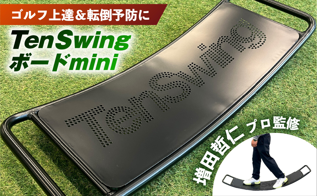 【ふるさと納税】ゴルフ上達＆転倒予防に「TenSwingボードミニ」：【増田哲仁プロ監修】