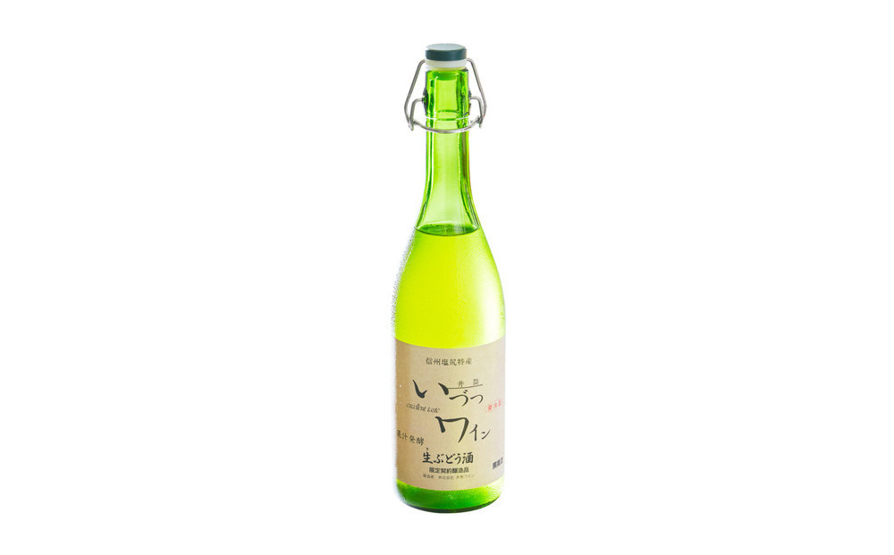 井筒ワイン 酸化防止剤無添加 果汁発酵 生ワイン 白 720ml x 2本 要冷蔵 発売元 株式会社片山