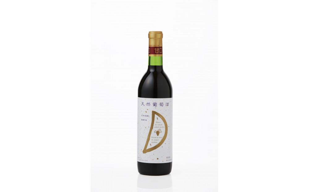 天然ワイン醸造 酸化防止剤無添加 天然葡萄酒 赤 甘口 コンコード 720ml × 2本 発売元 株式会社片山