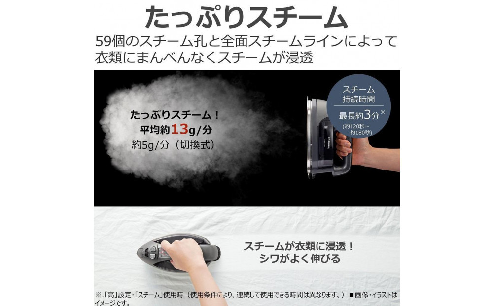 東芝 アイロン コードレス パワフルスチーム TA-FDX970(K)