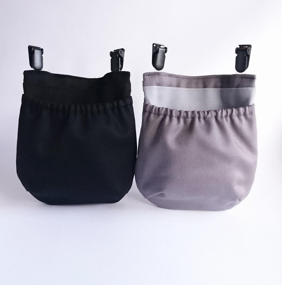 フタなし 移動ポケット 普通サイズ 無地２個