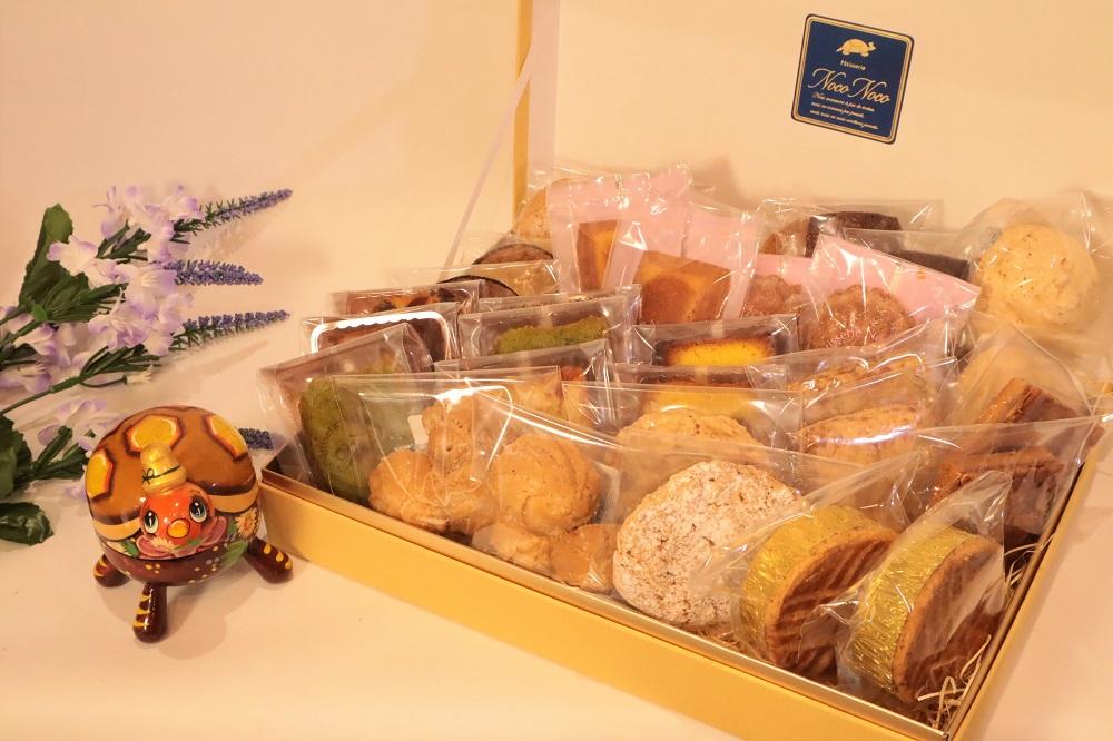 【川崎市にあるケーキ屋パティスリーノコノコ】シェフ自慢の焼き菓子32個