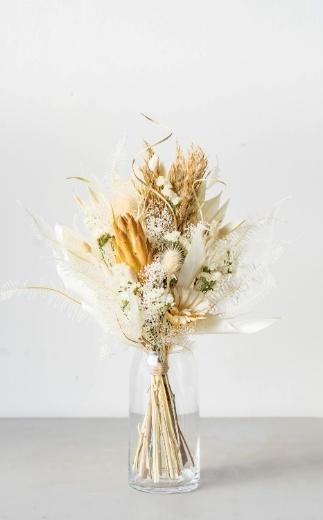 ドライフラワーブーケ ベージュ