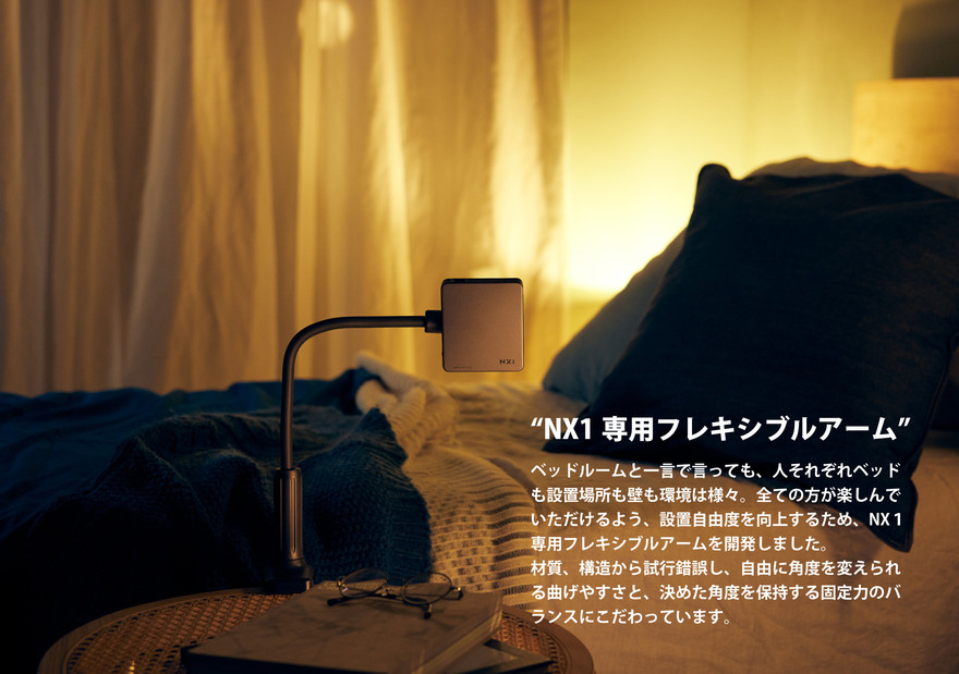 ベッドルームプロジェクターNX1 ブラック ワイヤレスアダプター(USB-C＆HDMI) 3点セット