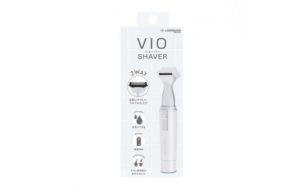 川崎市に本社工場を構える　理美容家電メーカー　ロゼンスターJPN　VIOシェーバー　VIO-132