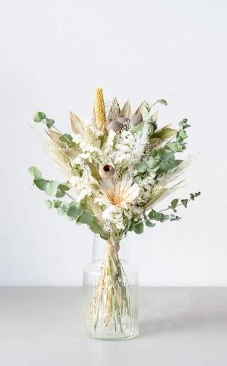 ドライフラワーブーケ グリーン