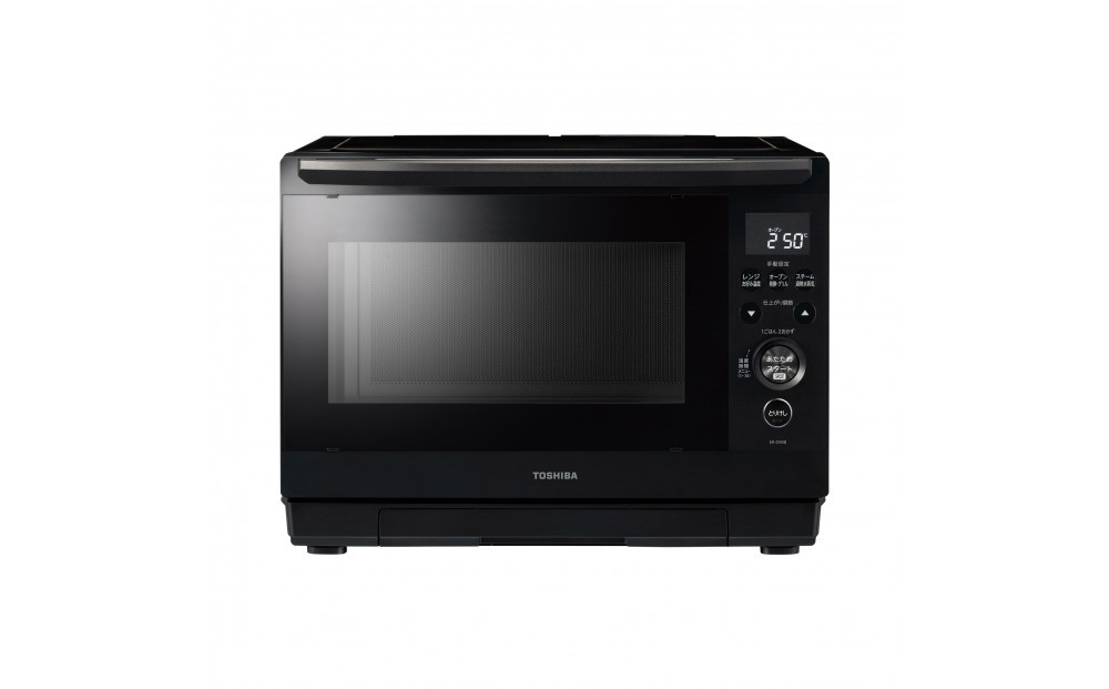 東芝 石窯ドーム 過熱水蒸気 オーブンレンジ ER-D90B(K) 26L ブラック オーブン１段 スチーム レンジ 本格調理 おまかせ調理 簡単 時短 お好み温度 あたため お肉 魚 冷凍 食品 パン 家電 調理家電 キッチン家電 TOSHIBA 人気 おすすめ ヘルシー