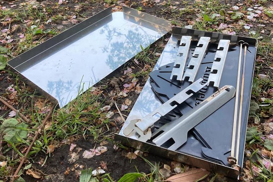 板金加工会社が製作する焚き火台「Kumpel ファイヤースタンド type-L」