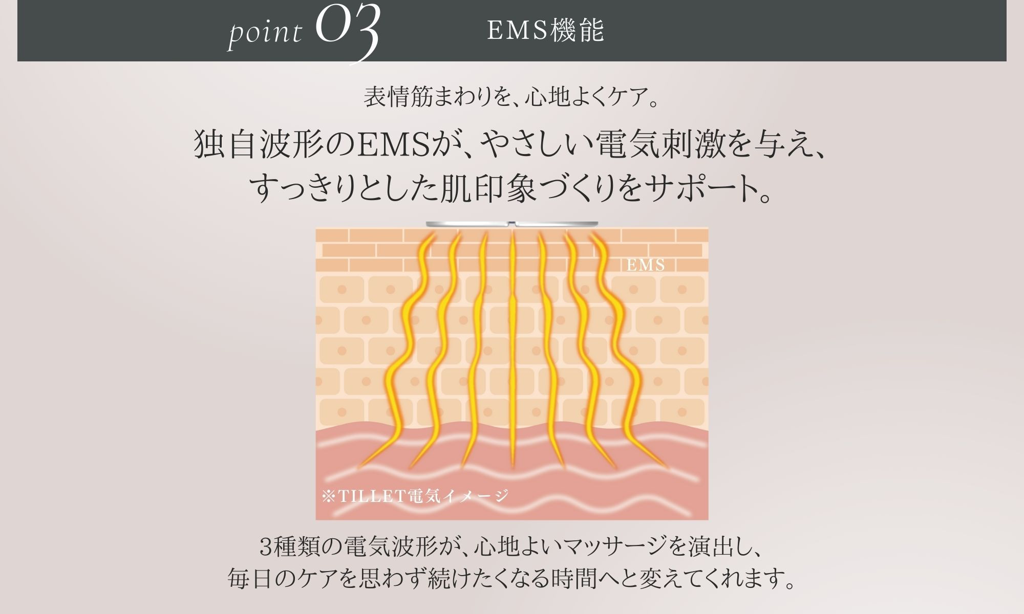 自宅で手軽にフェイス＆スカルプケア【TILLET W-GEAR Black】