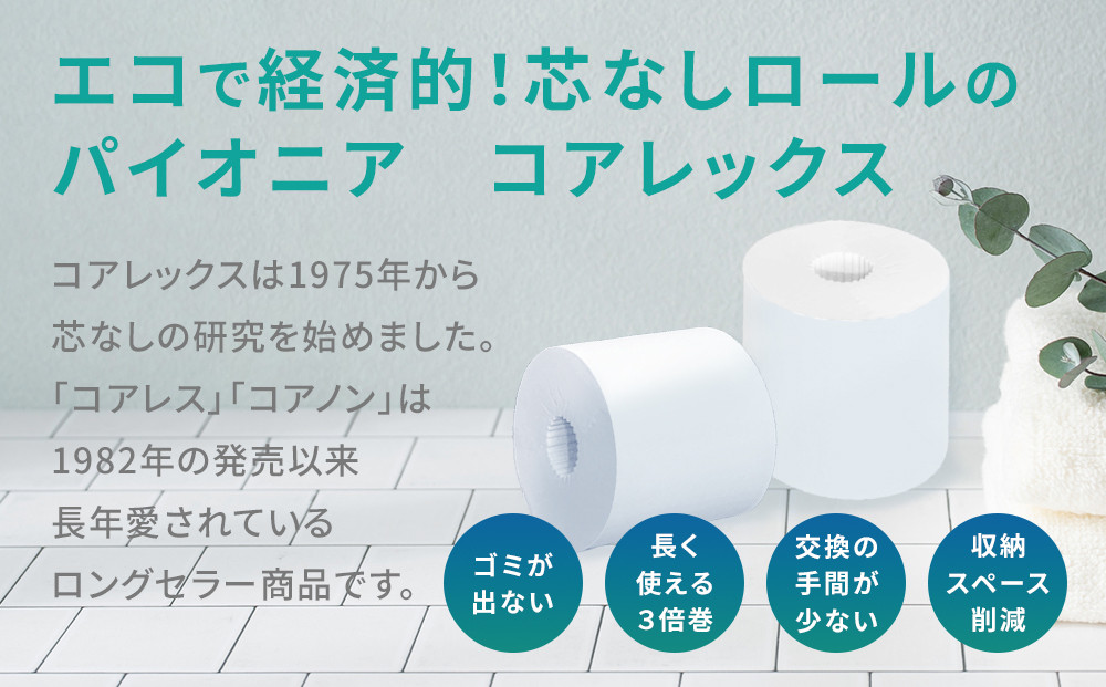 業務用ワンタッチコアレス150mシングル6ロール