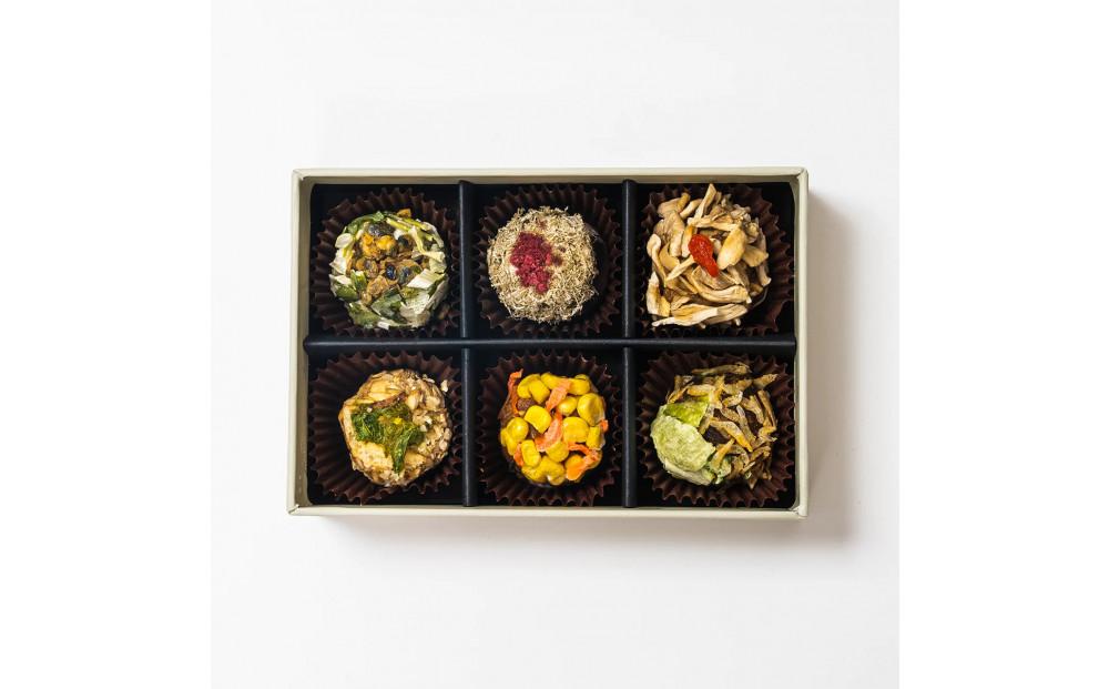 ＩＲＯＭＩＳＯ　みそ玉詰め合わせ　６個セット「琥珀」