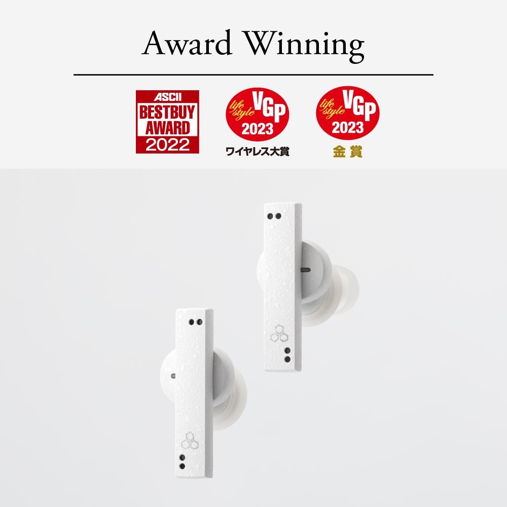 フラッグシップ級完全ワイヤレスイヤホン final ZE8000 WHITE IPX4/aptX Adaptive/Snapdragon Sound対応/音楽/リモートワーク/スポーツ