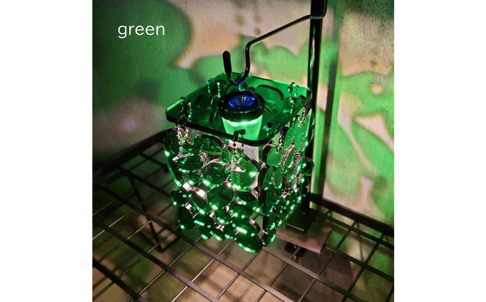 ゴールゼロ用シェード　Konoha　木の葉　1個　アウトドア・インテリアに　川崎市自社工場一貫生産品【green】