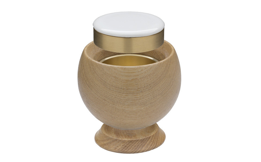 手元供養にも使える写真陶板付き宝物入れ「たまてまり」