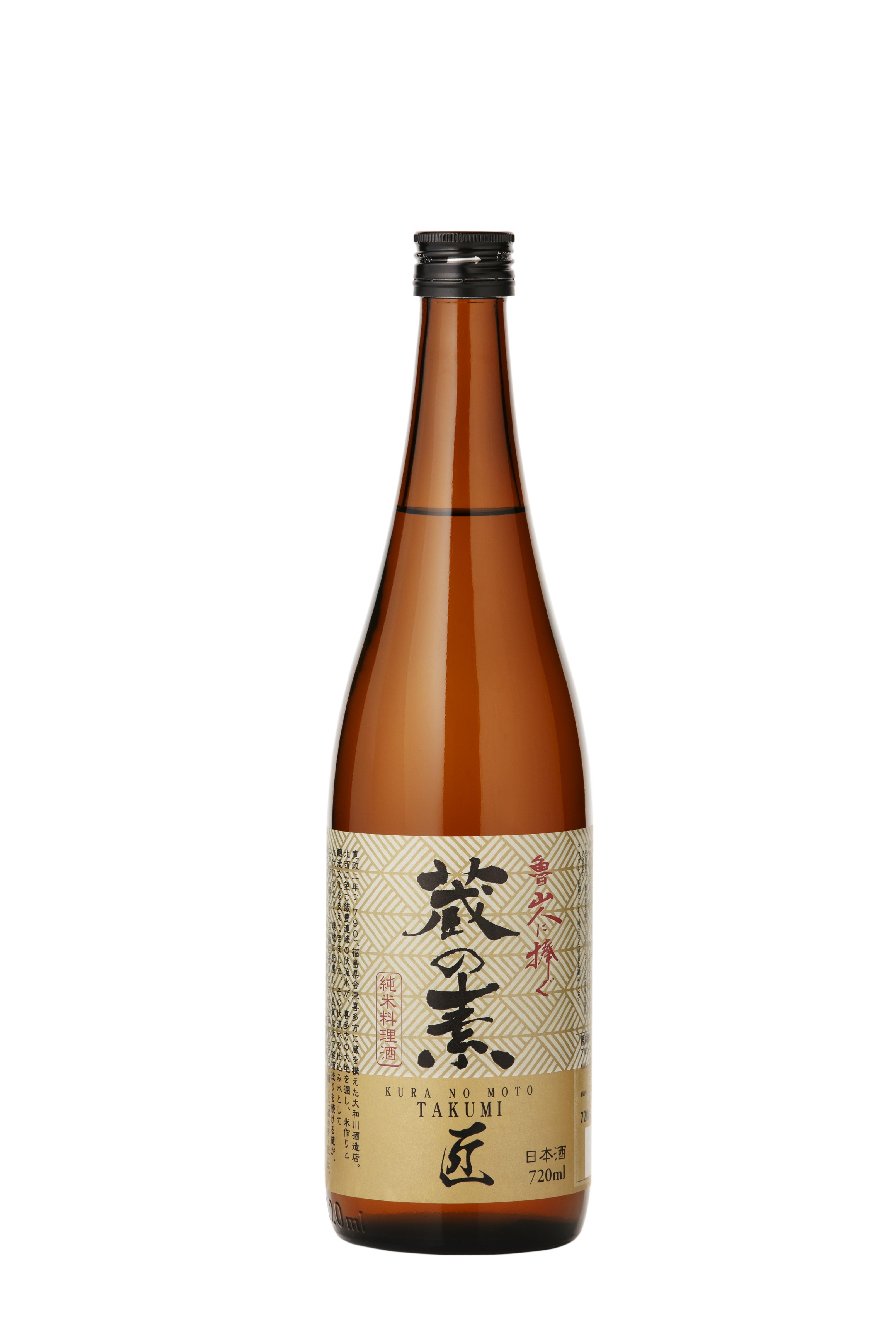 大和川酒造店 純米料理酒 蔵の素 匠 720ml × 2本セット 発売元 株式会社片山