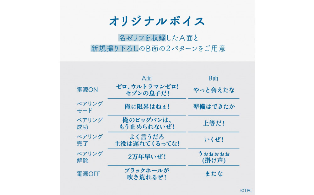 完全ワイヤレスイヤホン ag COTSUBU ULTRAMAN ZERO Version