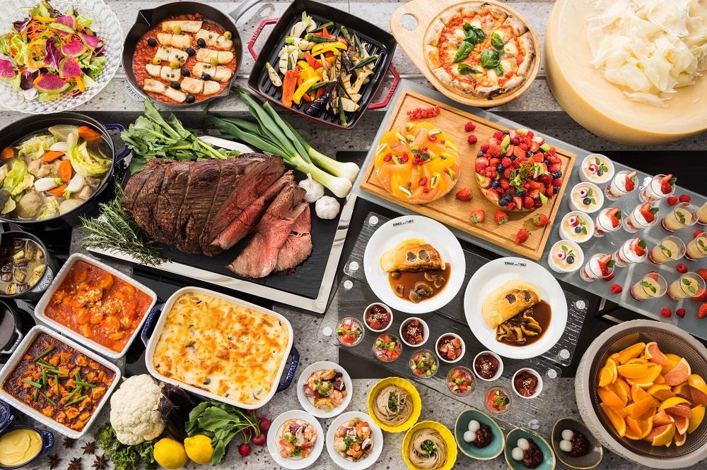 【ホテルメトロポリタン川崎】Terrace and Tableランチブッフェご利用券1組2名様（ワンドリンク付き）