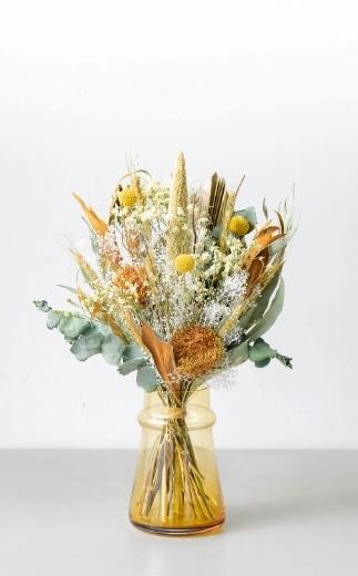 ドライフラワーブーケ イエロー