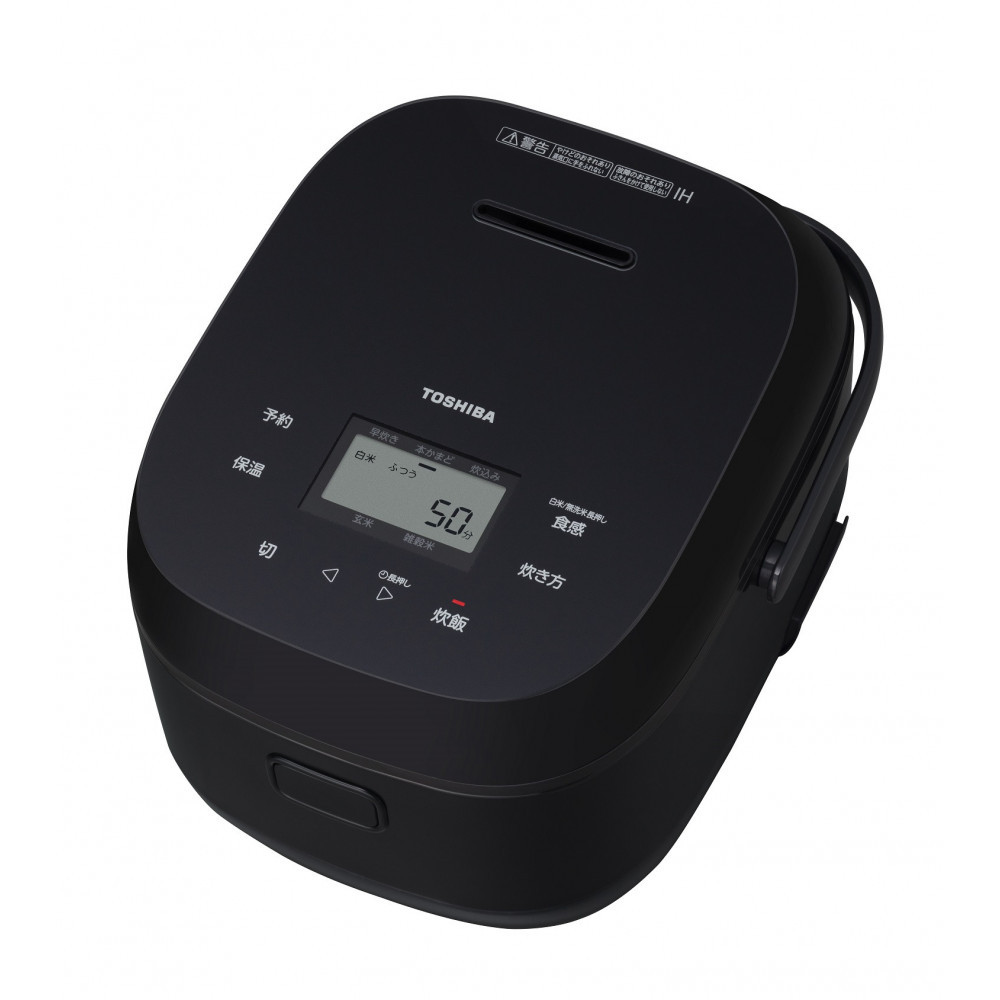 東芝 炊飯器 IH 5.5合 RC-10BHW(K) ブラック ふっくら フラットモデル 備長炭ダイヤモンド釜 本かまど 炊き分け やわらか ふつう かため ごはん 白ご飯 米 おいしい 便利 お手入れ簡単 家電 炊飯 おすすめ 人気 高級感 TOSHIBA 神奈川県 川崎市