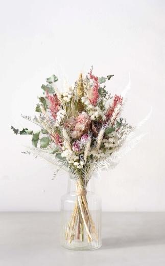 ドライフラワーブーケ ピンク