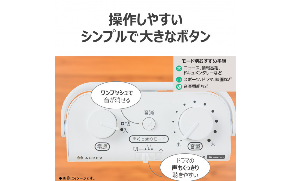 AUREX ãã¬ãçšã¹ããŒã«ãŒïŒã¯ã€ã€ã¬ã¹ïŒAX-WST21(W)