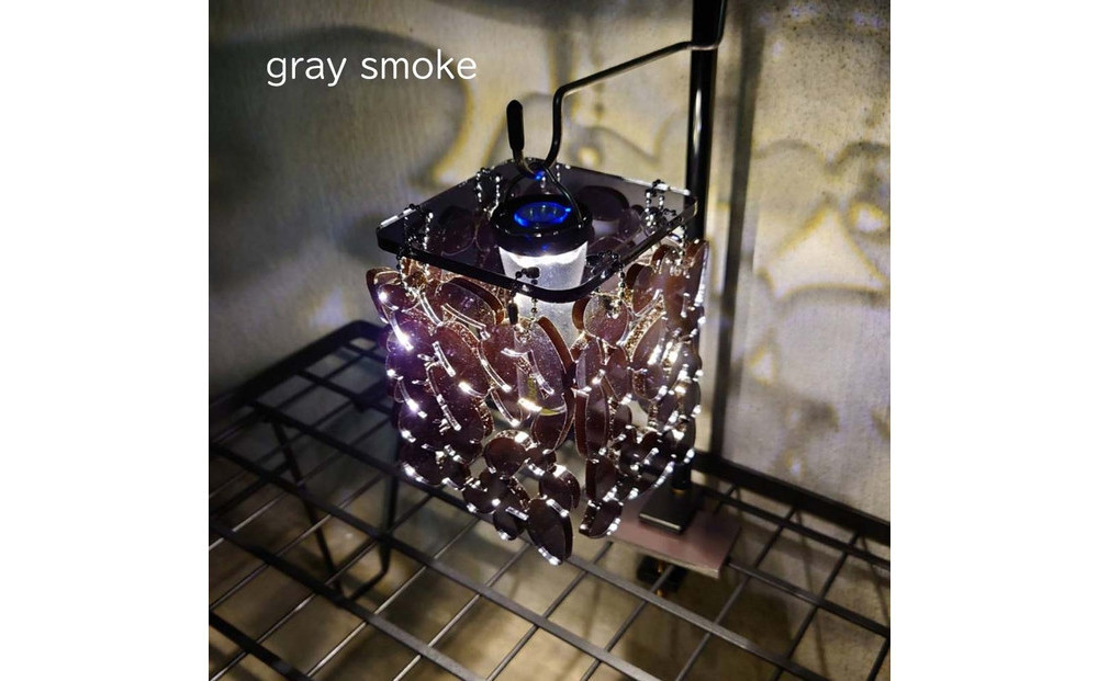 ゴールゼロ用シェード　Konoha　木の葉　1個　アウトドア・インテリアに　川崎市自社工場一貫生産品【gray smoke】