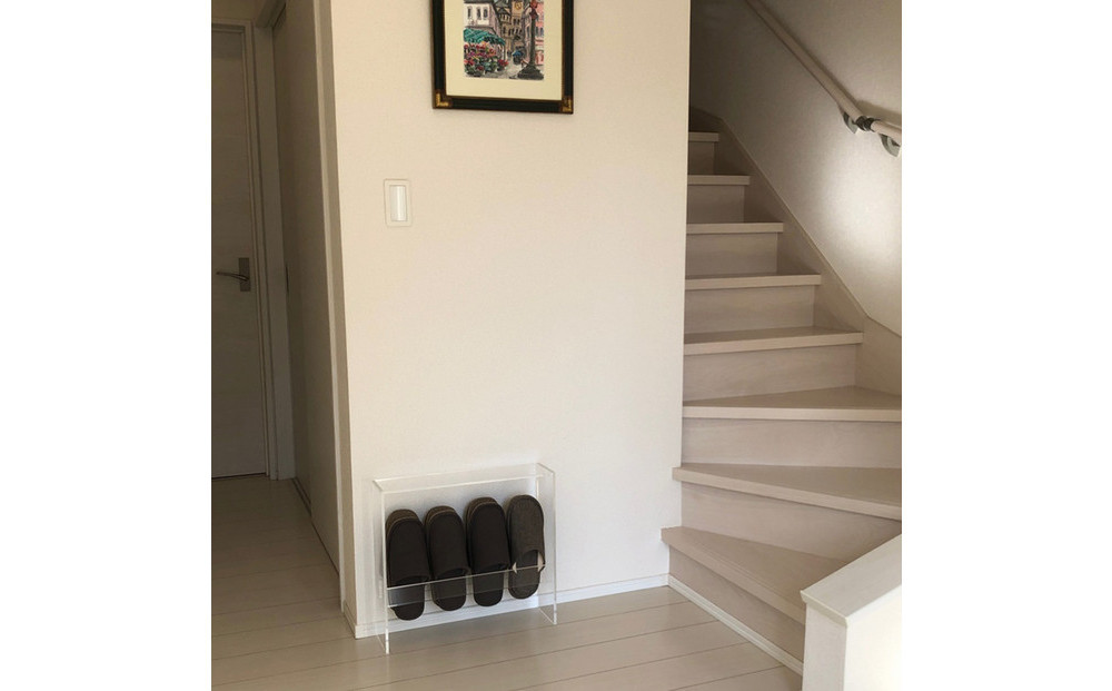 スリッパラック アクリル製 4足収納 1台 川崎市自社工場一貫生産品